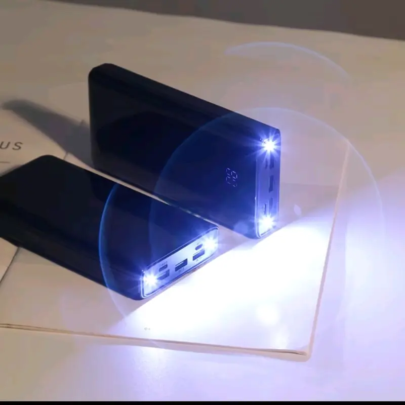 power Bank 24000 mAh.6 output 3 input with LED. Baterai 7