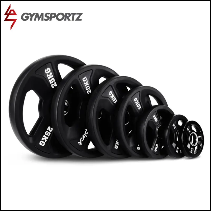 Pivot Rubber Olympic Tri-Grip Plates (2 Inch) 15KG - 25KG