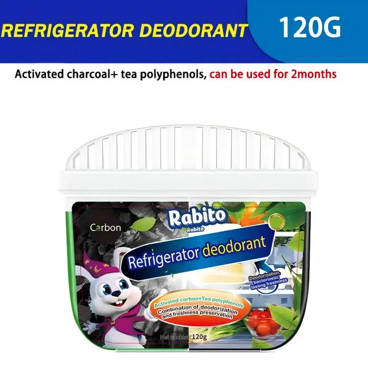 Rabito Long-Lasting Fridge Deodorizer Refrigerator Deodorant Box 120g Deodorizing, anti-mildew, anti-bacterial and fresher Pewangi Peti Sejuk Purifiers