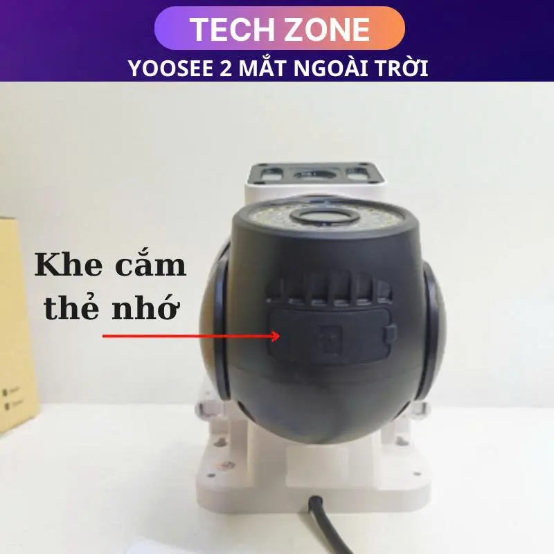 [PHIÊN BẢN ĐẶC BIỆT] Camera wifi 2 mắt ngoài trời KỲ LÂN có loa đàm thoại 2 chiều , có màu ban đêm , cảnh báo chụp ảnh gửi về máy , xoay 360 độ , có đèn LED cảnh báo 4