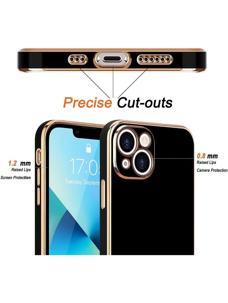 Product Introduction of Apple series electroplated anti drop phone soft case, full package, light luxury, glossy, men's and women's styles suitable for Apple 11-15 promax phone cases 3