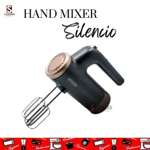 SILENCIO Hand Mixer 3 Pilihan Whisk Suara Senyap Signora