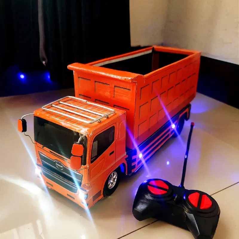 Dump hino remot control miniatur truk anak anak 1