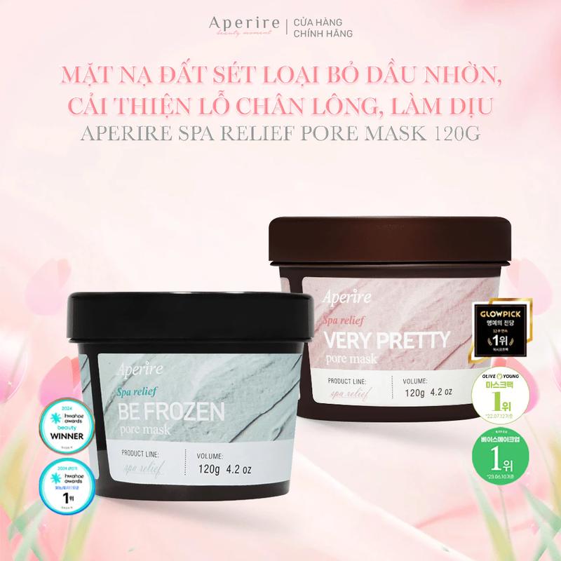 Mặt Nạ Đất Sét Aperire Sáng Da Kiềm Dầu Cho Mọi Loại Da Hàn Quốc Skincare Làm Đẹp Da Cosmetics