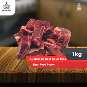 Daging Iga Sop Sapi AUS | Tulang Susu Kaldu AUS Pilihan