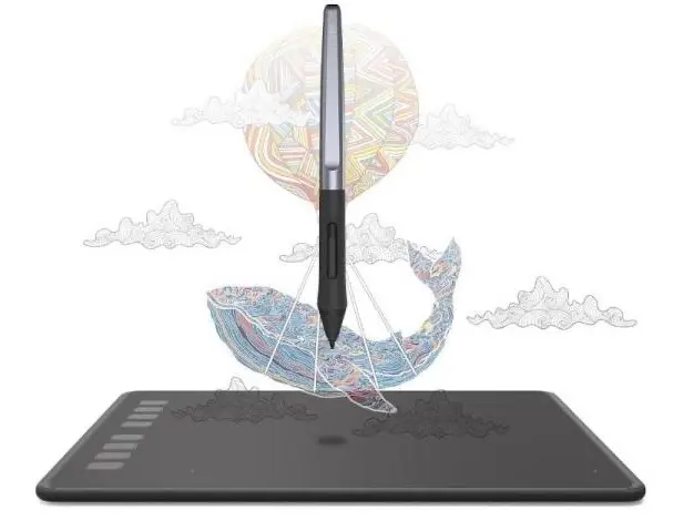 Graphics Design & Drawing Tablet w/Stylus Pen 8192 Tilt Function-Promo