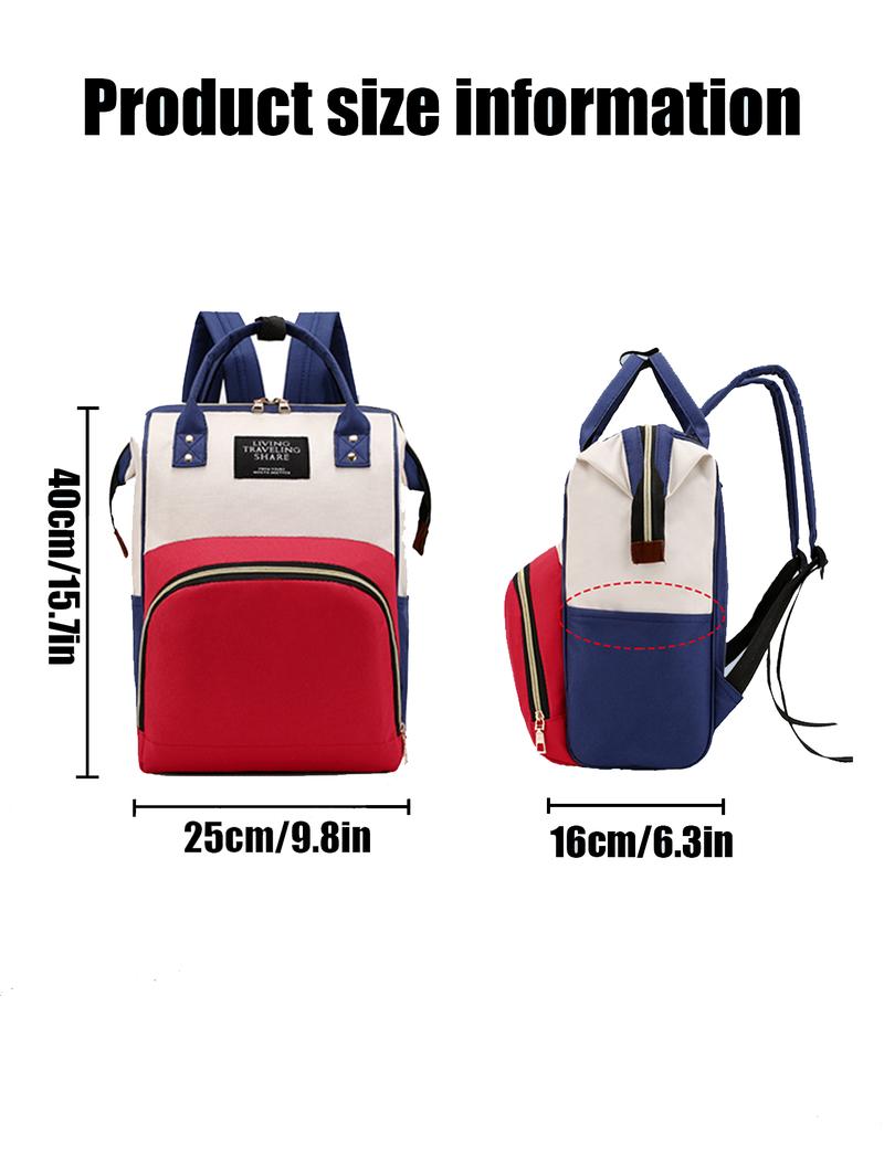 Product Introduction of 1 piece oxford cloth multifunctional changing bag large capacity fashion mother and baby bag outdoor travel backpack suitable for storage 1