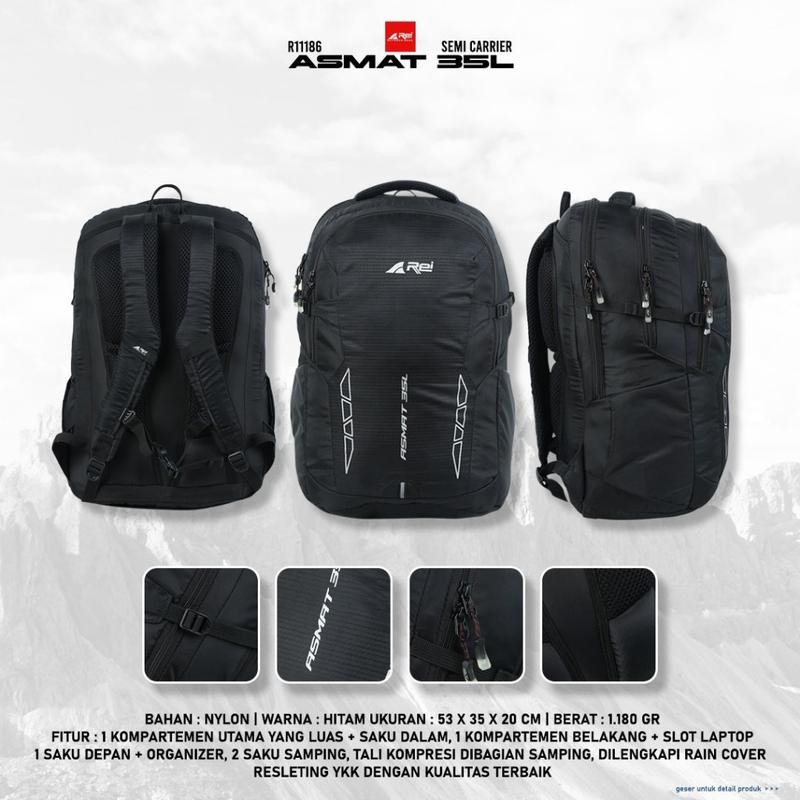 Tas Ransel Semi Carrier Asmat 35 Liter Arei Outdoorgear 0