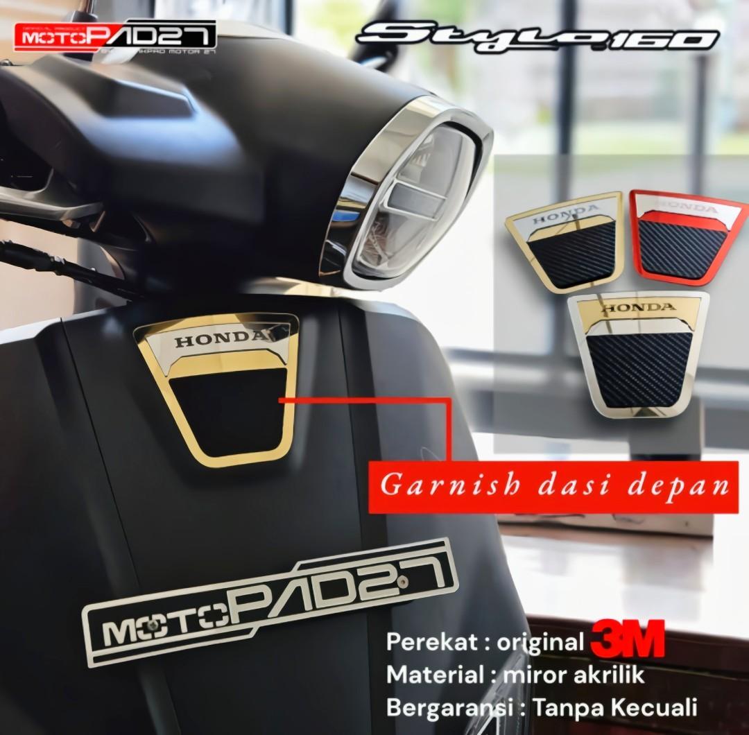 aksesoris GARNISH HONDA STYLO 160 akrilik premium Motor