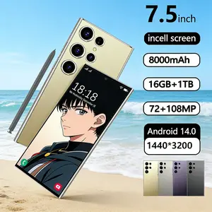 [Promo Berkah Akhir Tahun] Smartphone 5G 16GB+1TB Kamera 72MP+108MP Baterai 8000mAh Layar 7,5 Inci Android 14 Sistem Pendingin Liquid Cooling Pro untuk Gaming Berat Handphone Flagship Zoom 100x Garansi Resmi COD