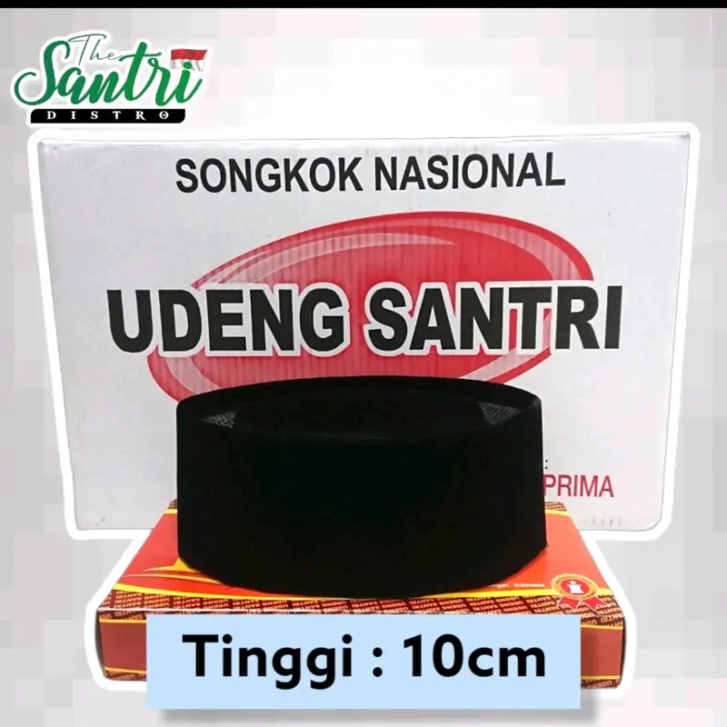 PECI SONGKOK NASIONAL Plolos Hitam Bahan Bludru 2