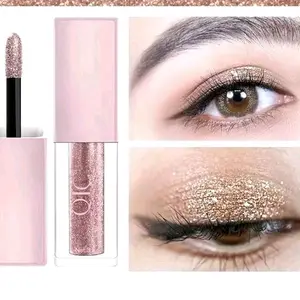 Qic Liquid Glitter Eyeshadow Eyeliner Lips Glitter untuk Tampilan Mata dan Bibir yang Mengkilap dan Menawan