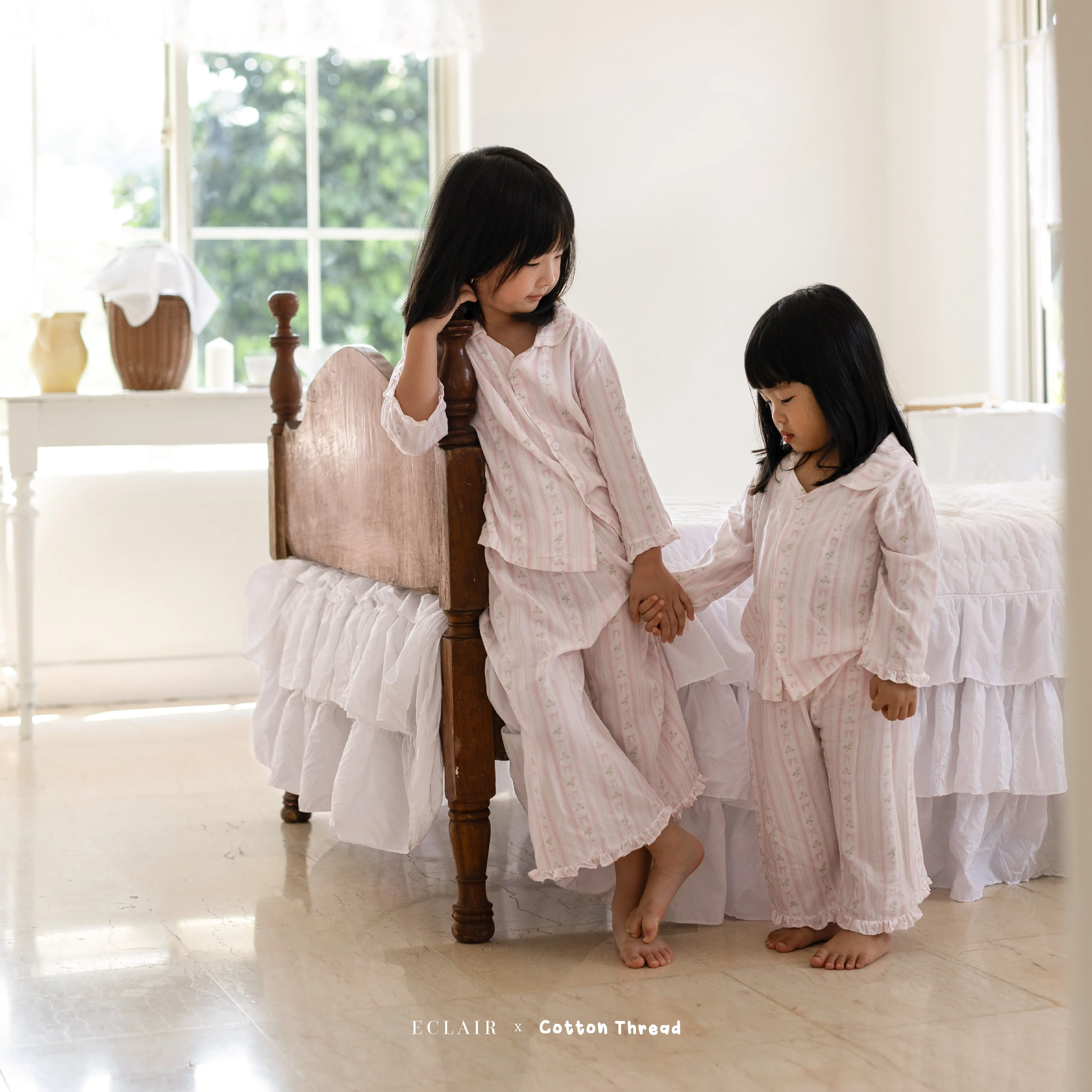 PIYAMA ANAK - BELLE PAJAMAS - COTTON THREAD X ECLAIR baju tidur anak perempuan