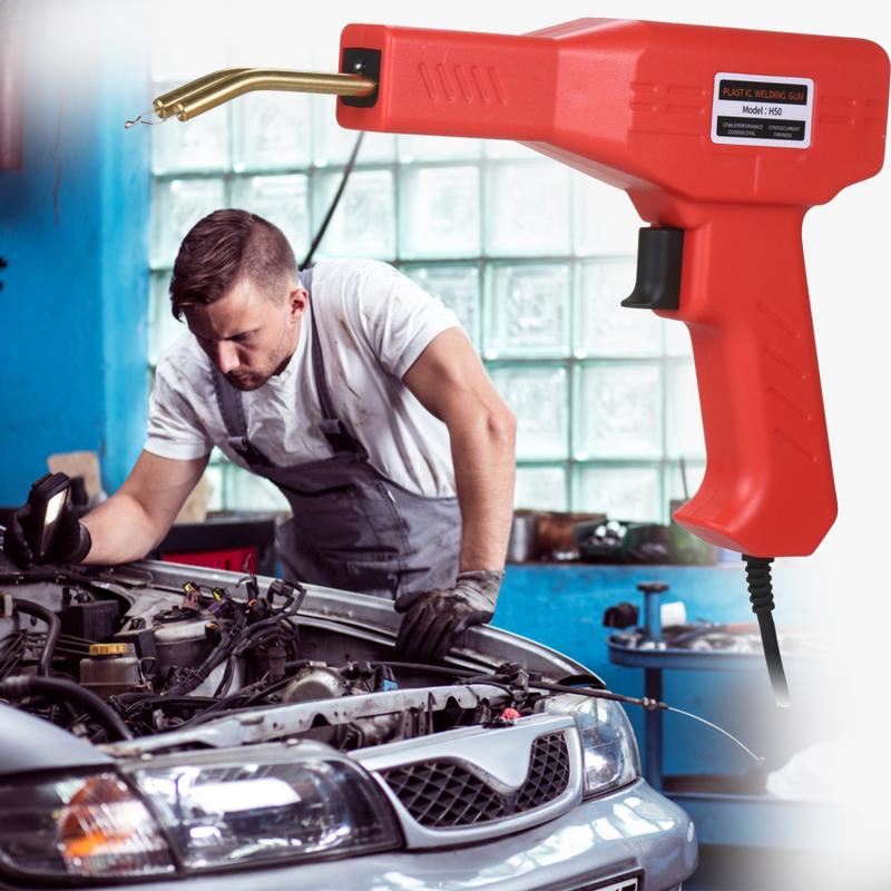 Product Introduction of Plastic Welders Garage Tools Thermal Staplers Welding Machines Staples PVC Repair Machines Car Bumpers Repair Staplers Welding Tools 45