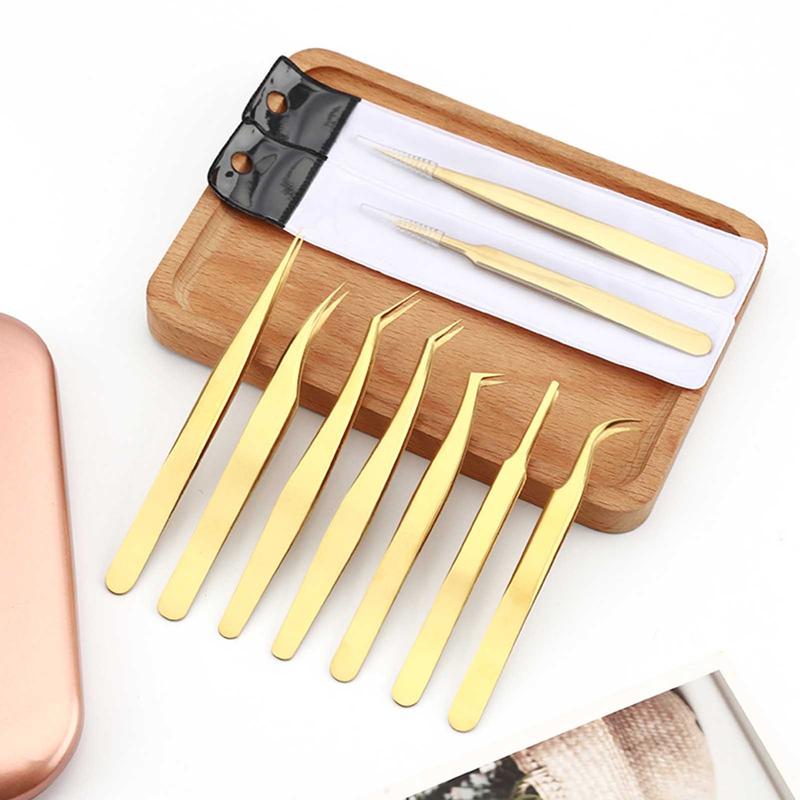 Tay Cầm Nối Mi Giả Độ Chính Xác Cao Nhíp Thép Không Gỉ Độ Chính Xác Cao Cho Lông Mày Mọc Ngược 6