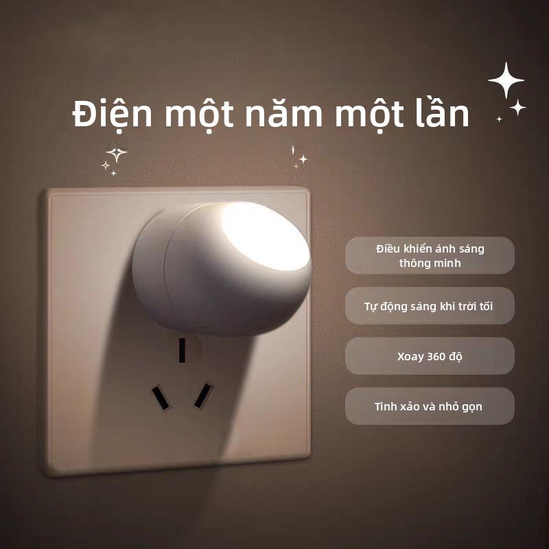 360 ° Đèn ngủ xoay - Đèn tường LED cắm điện có cảm biến ánh sáng và chuyển động…