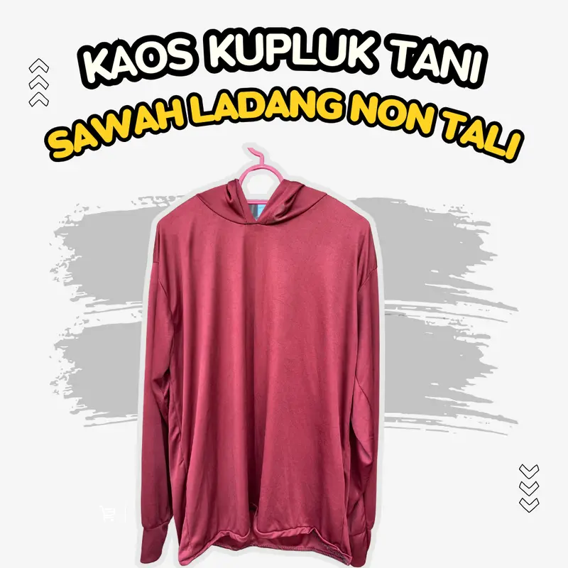 Kaos Tani Tanpa Tali Proyek Bangunan Ukuran Jumbo Ideal untuk Mancing & Sawah Panjang Tebal Santai 3