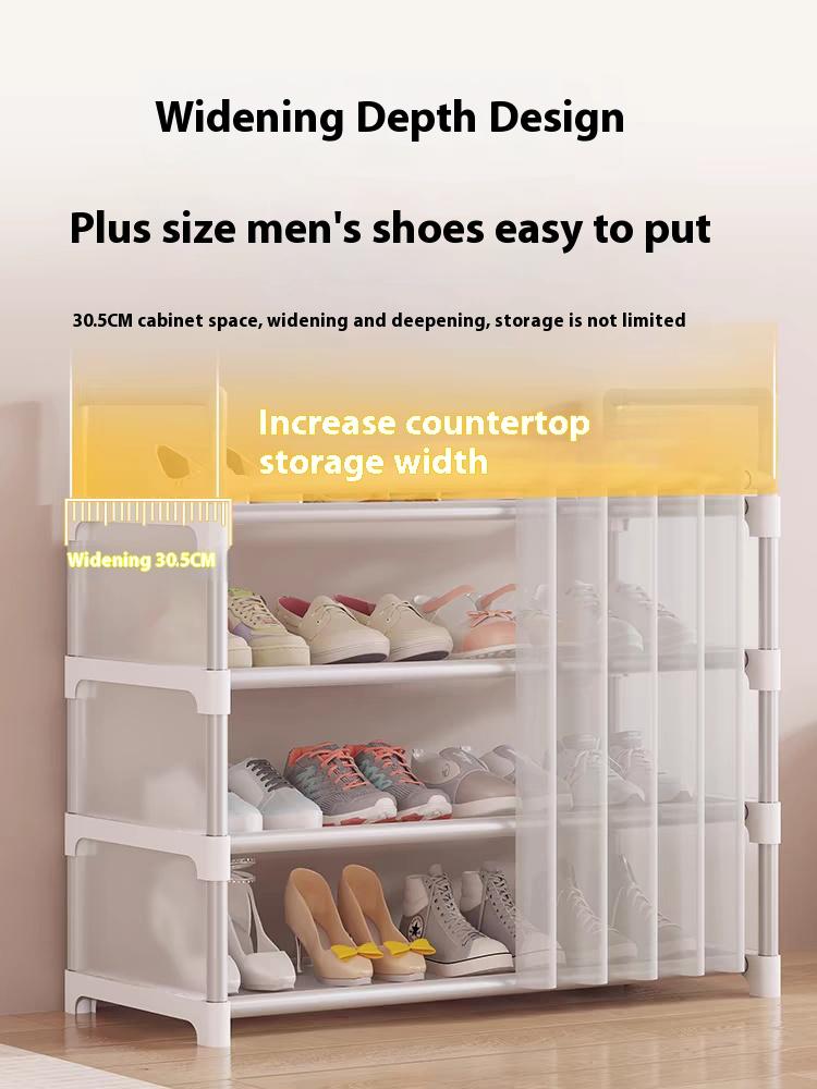 Product Introduction of Giá Để Giày, Thiết Kế Đơn Giản, Để Đựng Giày, Thích Hợp Cho Lối Vào, Chống Bụi, Thích Hợp Cho Phòng Cho Thuê Và Ký Túc Xá, Có Thể Được Sử Dụng Làm Hộp Đựng Giày Hoặc Hộp Đựng Đồ, Tủ Giày Trong Suốt, Dụng Cụ Hữu Ích Cho Ký Túc Xá 2