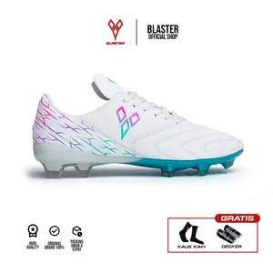 BLASTER Sepatu Bola Pro Control Limited Edition White Purple Original - Boots