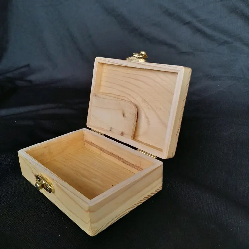 kotak linting,slepen kayu,box kayu,kotak kayu jati belanda Wadah Penyimpanan 2