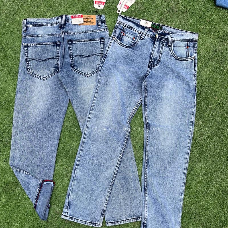 236JO - Celana Jeans Panjang Pria Fashion Spray Reguler Pants Denim 3