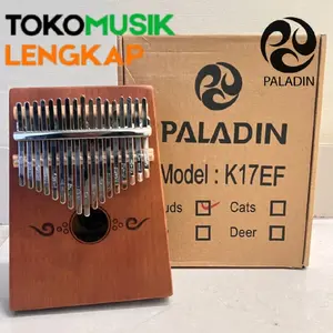 Kalimba Elektrik K17EF Import Mahogany Wood Kalimba 17 Keys Electric Kalimba K 17EF Paladin