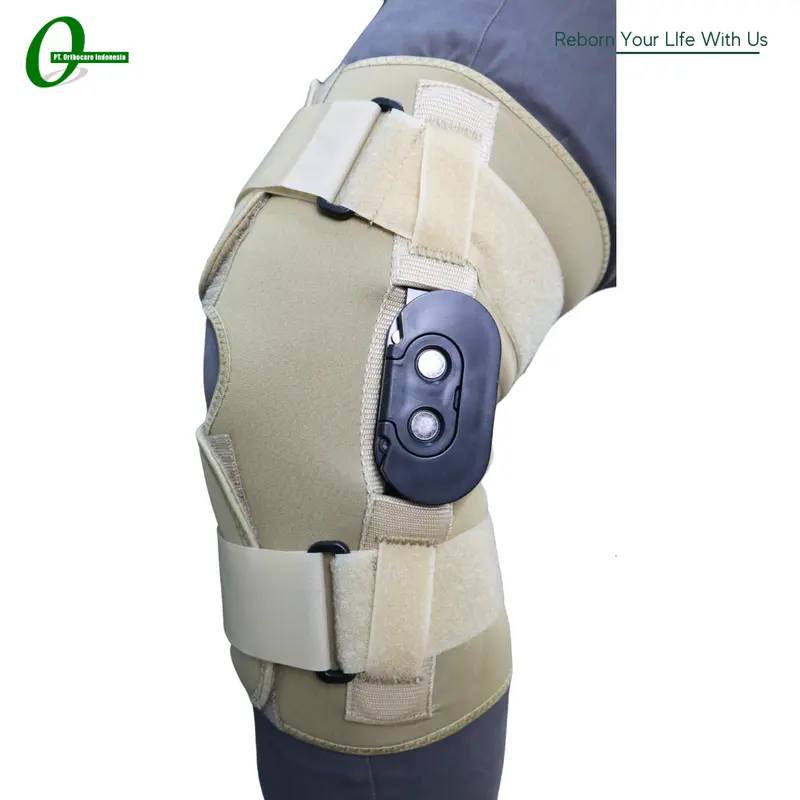 Motion ROM Knee Brace Untuk Kesleo dan Ketidakstabilan Sendi ACL PCL (Hinged Knee Stabilizer) 0