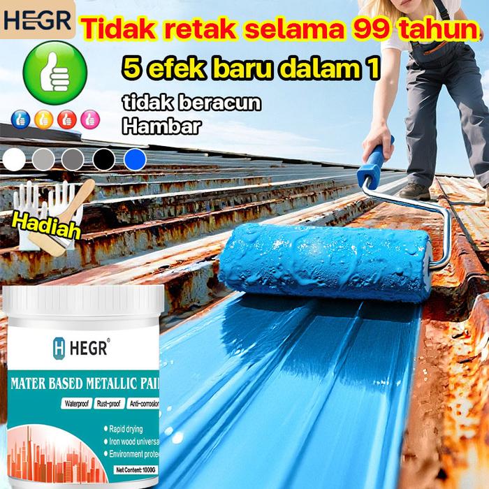 Promo 【Tahan karat 30 tahun】Cat Anti Karat Dan Anti Bocor Anti Rust ...