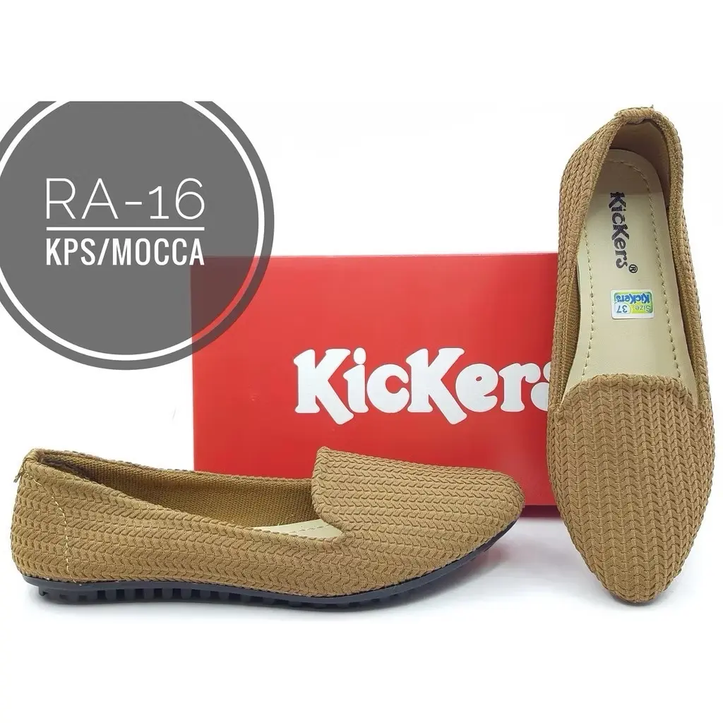 Sepatu Slip On Kickers Wanita Kode RA-16