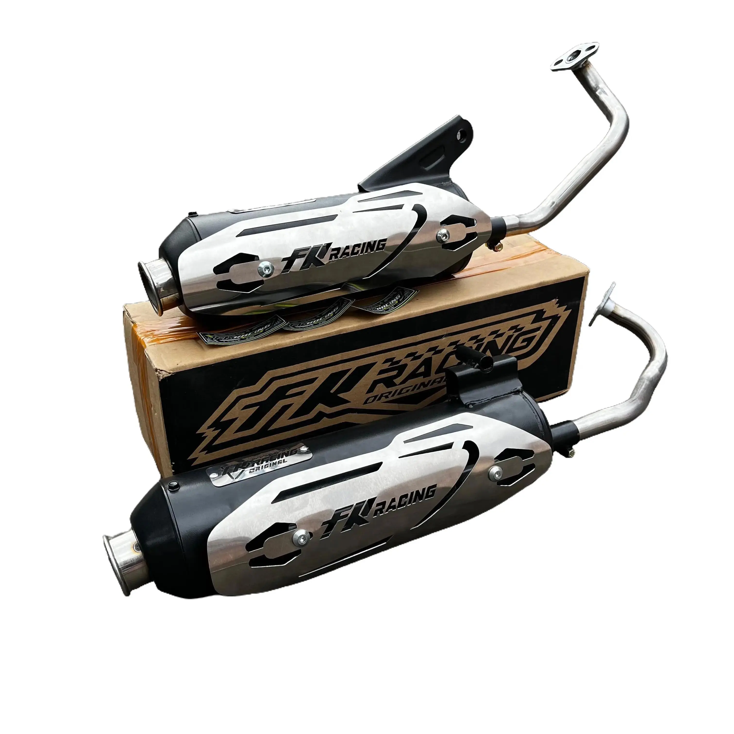 Knalpot FK Racing Moncong Kenochi Vario 125/150 Beat Scoopy Mio Aerox Nmax - Suara Bass Gahar - Motor, Motorcycle Tabung Sepeda knalpot vario kzr adem knalpot  beat bebasan