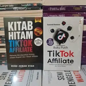 Paket 2 Buku Isi Buku Putih Tiktok Affiliate + Kitab Hitam Tiktok Affiliate