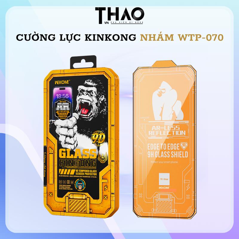 Kính cường lực Kinkong Nhám Frosted AR WTP-070 dành cho iPhone màn hình nhám hạn chế bám vân tay bảo vệ màn hình tránh trầy xước và va đập Phụ Kiện