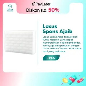 Loxus Spons Ajaib 3pcs Dapat digunakan kembali