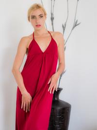Gambar MoonAlice | Kyuri (70-130cm) Babydoll Lingerie Sleepwear Baju Tidur Wanita - Merah, S-L dari MoonAlice Kota Malang 5 Tokopedia