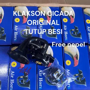 klakson keong model scania volvo dengan modul putus putus universal 12v 24v tutup besi bukan plastik PAKAI ANGIN Car