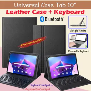 Lenovo Xiaoxin Pad 11 2024 Flip Case Keyboard Non / Touchpad Backlight Bluetooth Book Cover Slim Stand Luxury Design Casing Smart Case