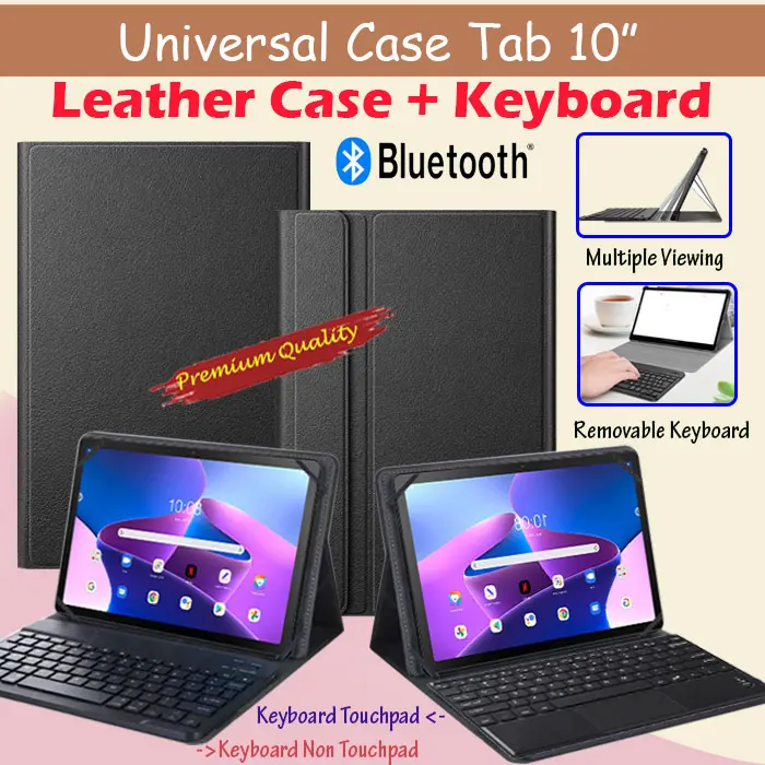 Lenovo Xiaoxin Pad 11 2024 Flip Case Keyboard Non / Touchpad Backlight Bluetooth Book Cover Slim Stand Luxury Design Casing Smart Case