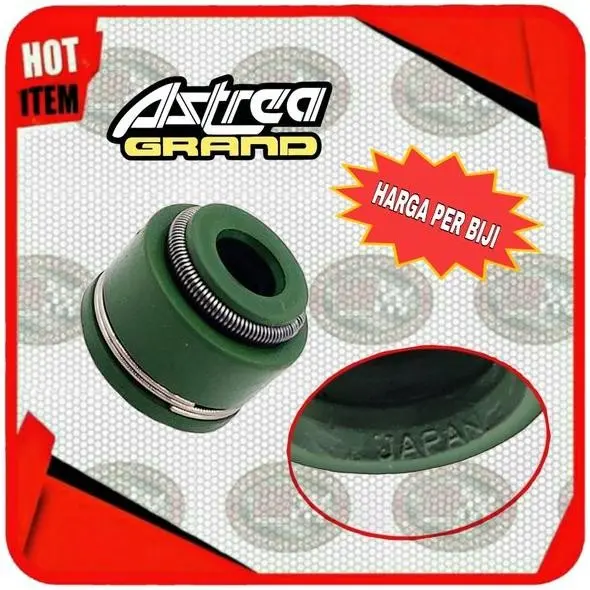 Sil Seal Klep Ori Mocin Double Pir As 5 mm Honda ASTREA PRIMA GRAND SUPRA WIN KARISMA BEAT VARIO MIO 0
