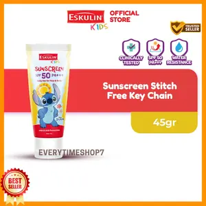 Eskulin Kids Sunscreen SPF 50 PA+++ Stitch 45g - Sunscreen Anak