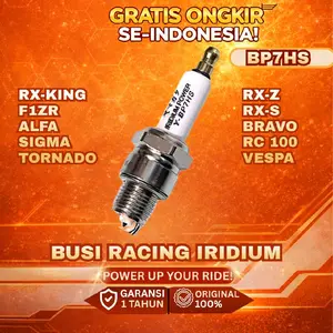 BUSI RACING SUPER IRIDIUM (BP7HS) 2TAK RX KING/F1ZR/VESPA 2TAK/ALFA 2 TAK/SIGMA/TORNADO