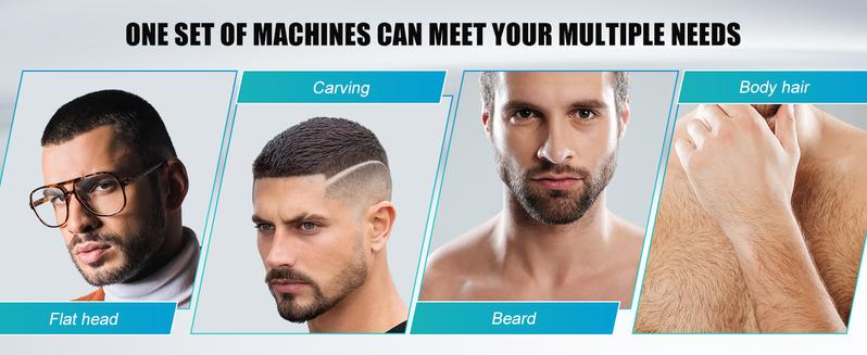 Product Introduction of Kensen Men Rechargeable 4 in 1 Hair Trimmer Clipper Razor Nose Beard Shaver Machine 6