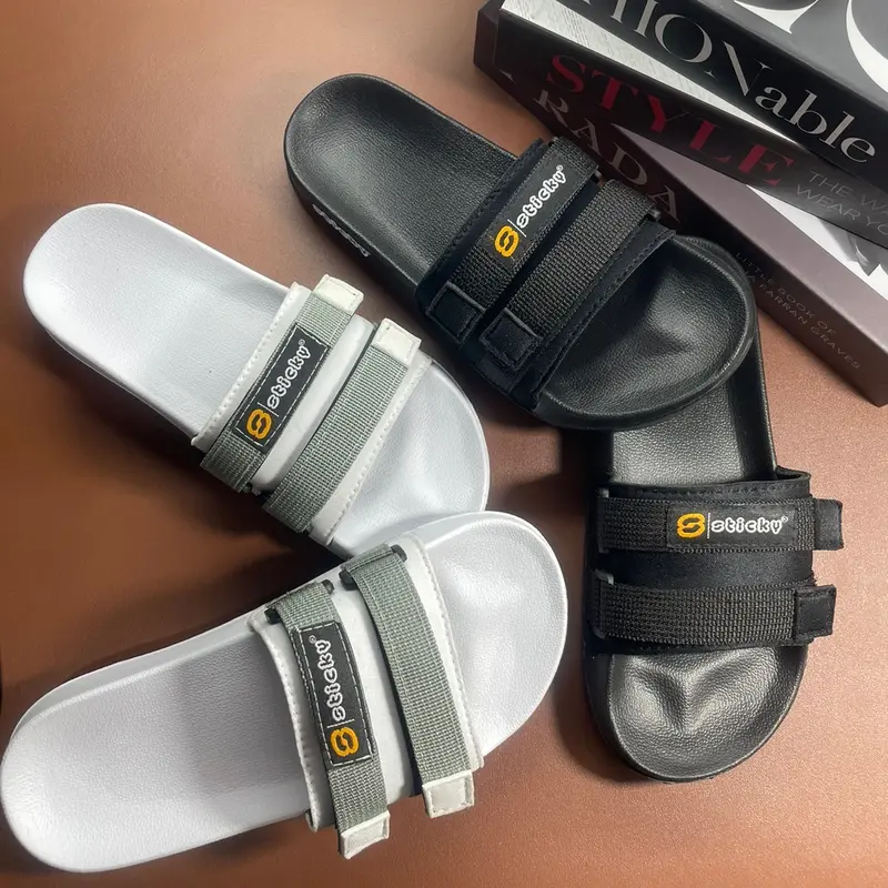 Sandal slide anak sandal Slip ON Anak Dewasa Ukuran 26-43 Distro Premium Fashion Sendal Sandals & Flip Flops selop rafathar Ujung Terbuka Tanpa Hak karet Rubber Ujung Bundar baim solobong 5