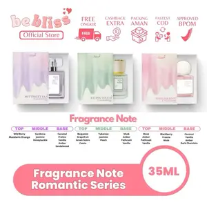 BEBLISS EAU DE PARFUME ROMANTIC SERIES BUY 1 GET 3 PCS PARFUM SHIMMER SPRAY UNISEX PREMIUM 8-12 HOURS TAHAN LAMA