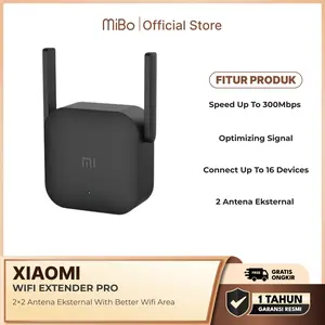 Xiaomi Mi Wi-Fi Range Extender Pro 300Mbps Penguat Signal Wifi Garansi Resmi