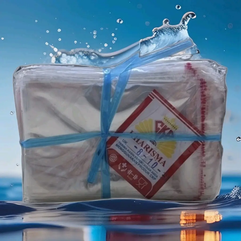 Plastik opp lem 8x10 merk kharisma isi 100 lembar untuk makanan kue biskuit produk rumah tangga