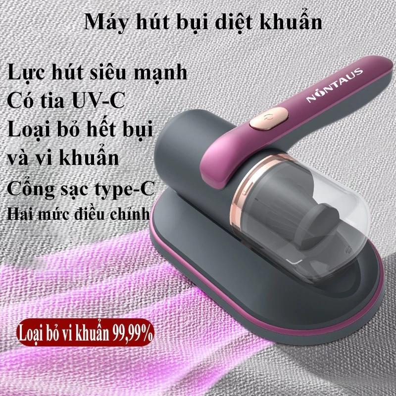 Máy Hút Bụi Giường Nệm Cầm Tay Không Dây, Diệt Khuẩn Bằng Tia UV Hút Sạch Bụi Ga Giường