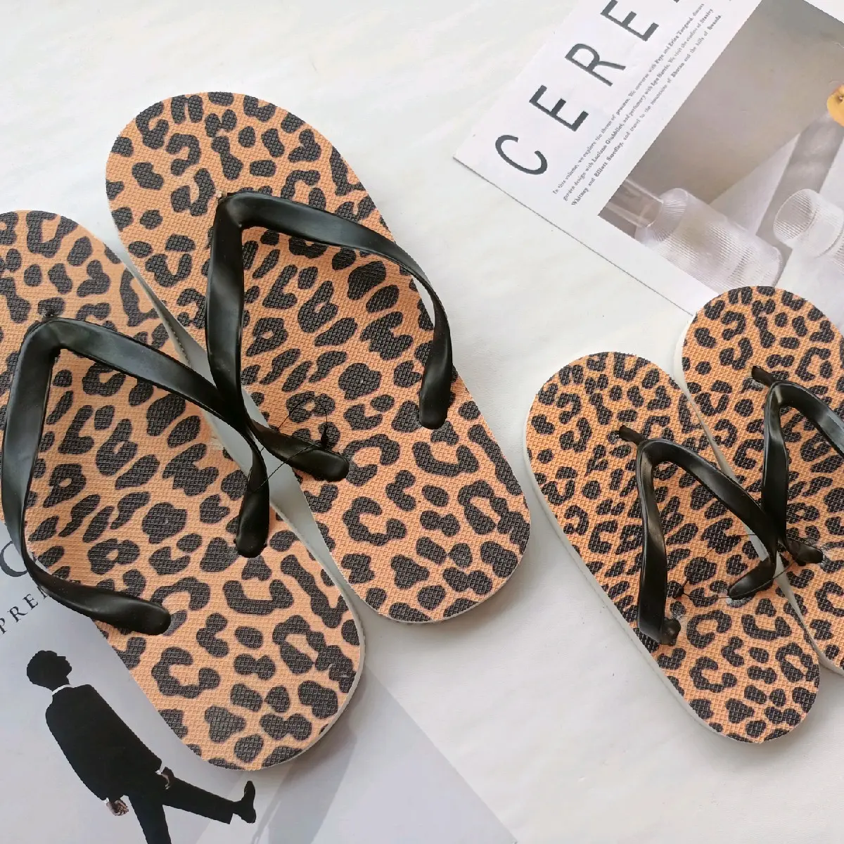 Serba.leopard sandal jepit leopard macan animal print cheetah Sendal