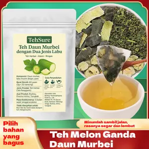[COD]Teh Daun Murbei dan Labu - Teh Kering Pare dan Kulit Labu untuk Dukungan