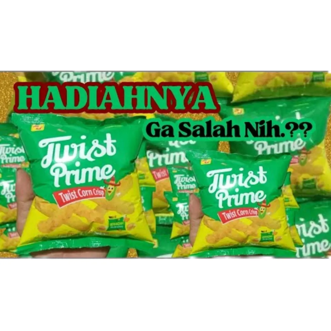 CIKI TWIST PRIME BERHADIAH UANG TUNAI CRISPY Snack