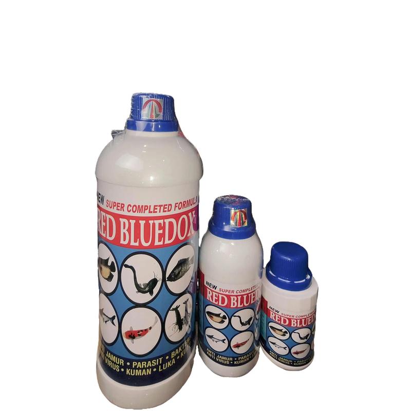RED BLUEDOX FIRST HAND OBAT KUTU JAMUR PARASIT BAKTERI LUKA AEROMONAS WHITE SPOT WHITESPOT SIRIP RUSAK ICHTHYOPHTHIRIUS SEGALA JENIS IKAN AIR TAWAR ORI 0